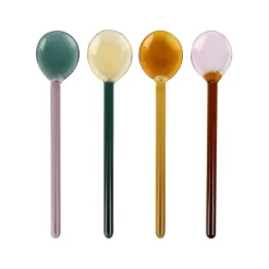 Fabrique de Styles Accessoires Vin Et Cocktails>Lot de 4 agitateurs en verre borosilicate h12.5cm - Funny Multicolore