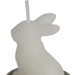 Fabrique de Styles Bougies Non Parfumées>Lot de 6 bougies lapin 2h - Floreal Blanc