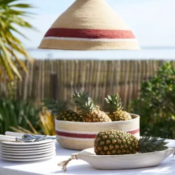 Fabrique de Styles Paniers Et Corbeilles>Lot de 2 corbeilles en jonc de mer - Sumatra Brique