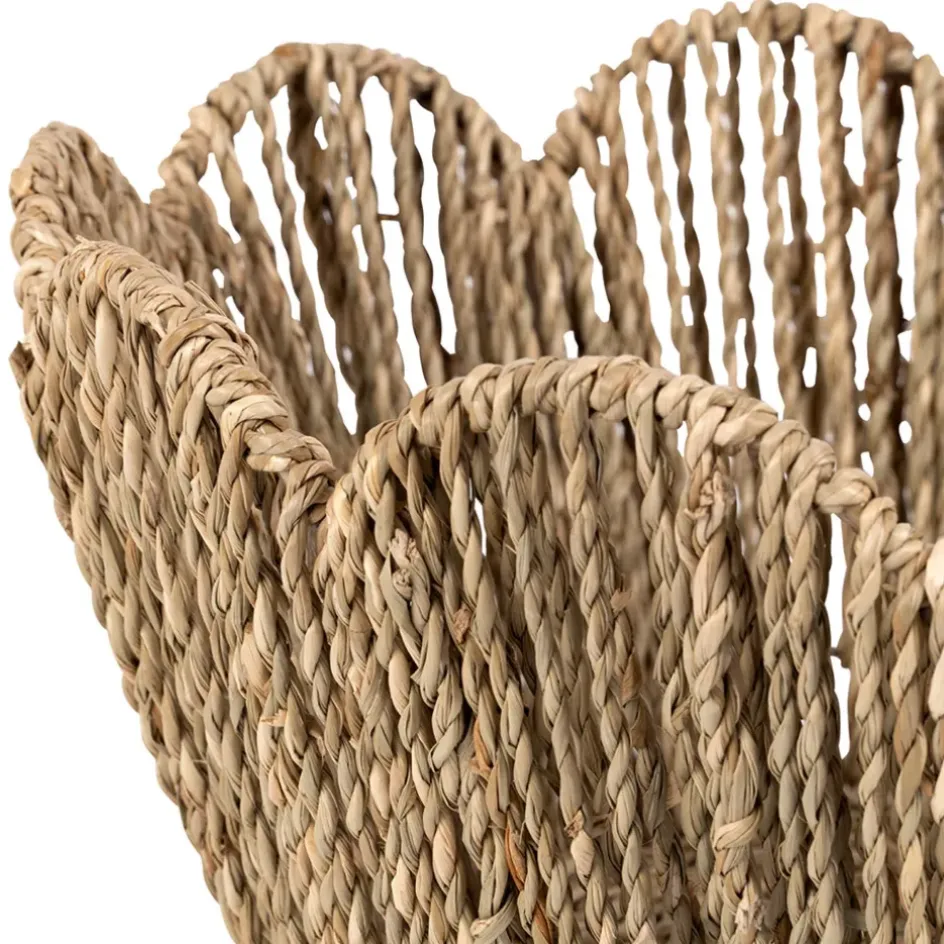 Fabrique de Styles Paniers Et Corbeilles>Lot de 2 corbeilles en jonc de mer - Chaumière Naturel