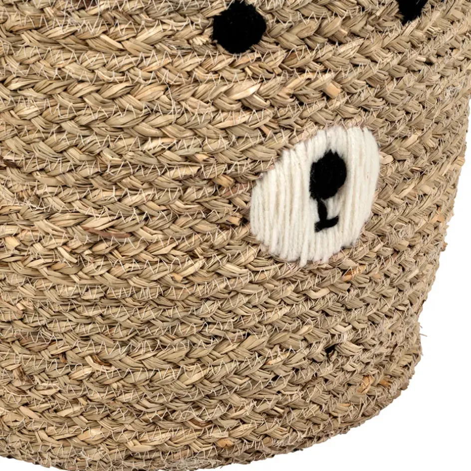 Fabrique de Styles Paniers Et Corbeilles>Lot de 2 corbeilles en jonc de mer d31.5xh45cm - Famille Naturel