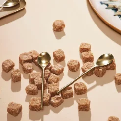 Fabrique de Styles Couverts>Lot de 4 cuillères à café en inox - Gourmet Doré