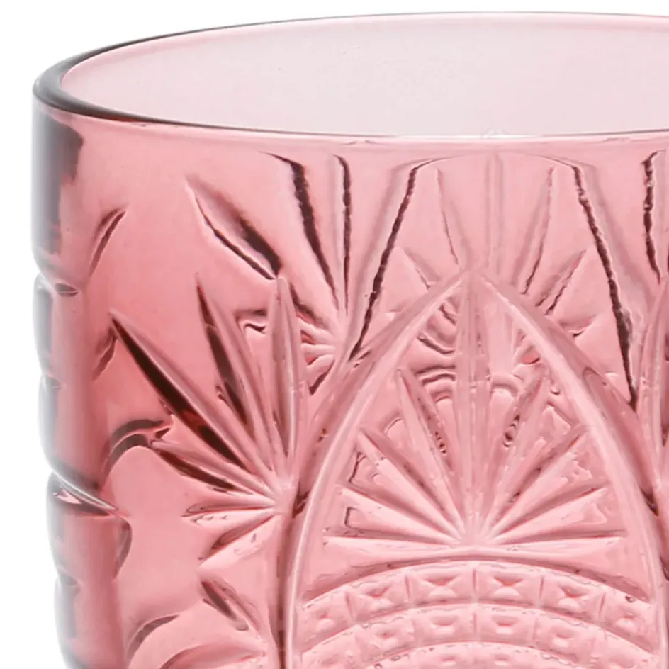 Fabrique de Styles Verres À Eau Et Gobelets>Lot de 4 gobelets en verre 35cl - Starla Rose