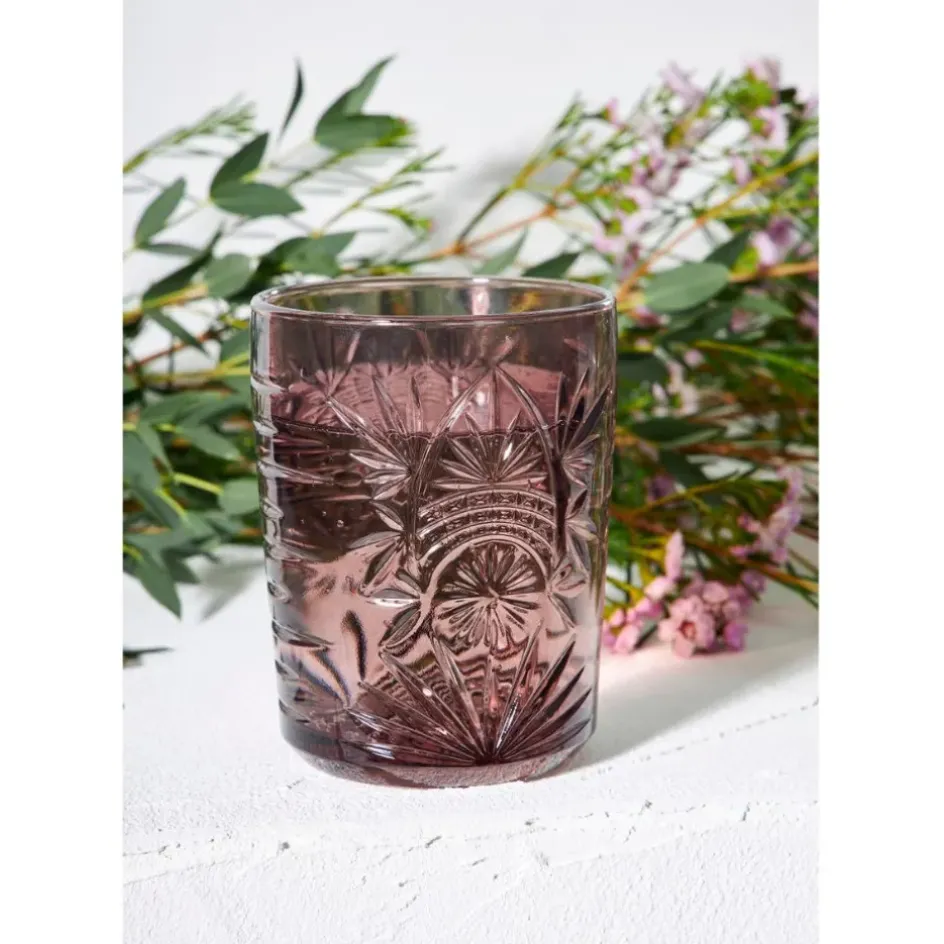 Fabrique de Styles Verres À Eau Et Gobelets>Lot de 4 gobelets en verre 35cl - Starla Rose