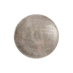 Fabrique de Styles Table Basses>Lot de 2 table gigogne en aluminium et fer - Felia Argenté