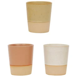 Fabrique de Styles Tasses Et Mugs>Lot de 3 tasses en terre cuite 28cl - Ekume Marron