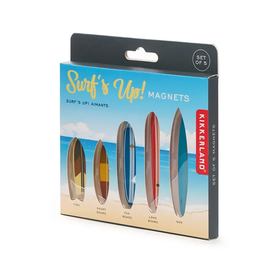 Fabrique de Styles Petits Objets Déco>Magnet planche de surf Multicolore