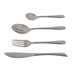 Fabrique de Styles Ménagères>Menagere eole 24 pièces en acier inoxydable Argenté