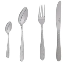 Fabrique de Styles Ménagères>Menagere flower 24 pièces en acier inoxydable Argenté