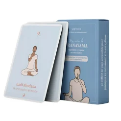 Fabrique de Styles Méditation Et Yoga>Mes cartes de Pranayama Bleu