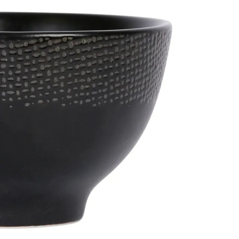 Fabrique de Styles Bols Et Coupelles>Mini bol en grès d9.5cm - vesuvio Noir