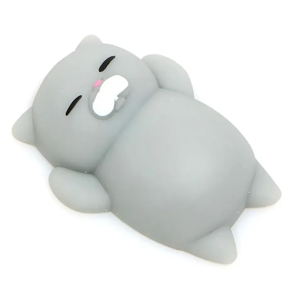 Fabrique de Styles Petits Objets Déco>Mini squishie chat Gris