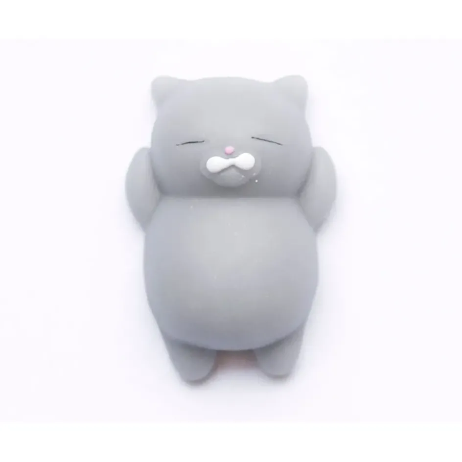 Fabrique de Styles Petits Objets Déco>Mini squishie chat Gris
