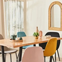 Fabrique de Styles Miroirs>Miroir arrondie en rotin - Tamba Naturel