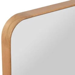 Fabrique de Styles Miroirs>Miroir en chêne 90x120cm - Heola Naturel