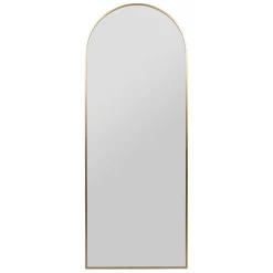 Fabrique de Styles Miroirs>Miroir en fer h187cm - Badria Doré