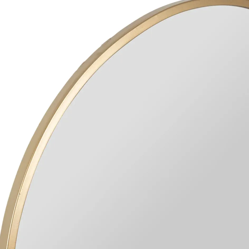 Fabrique de Styles Miroirs>Miroir en fer h187cm - Badria Doré