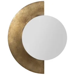 Fabrique de Styles Miroirs>Miroir en fer 39x48cm - Corolia Doré