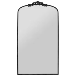 Fabrique de Styles Miroirs>Miroir en fer noir h169cm - Dorhan Noir, Argent