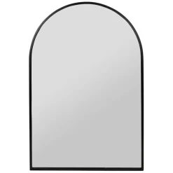 Fabrique de Styles Miroirs>Miroir en fer 61xh91.5cm - Badria Noir