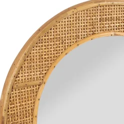 Fabrique de Styles Miroirs>Miroir ovale en rotin - Tamba Naturel