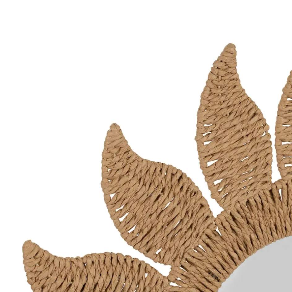 Fabrique de Styles Miroirs>Miroir rond en corde d60cm - Allegra Naturel