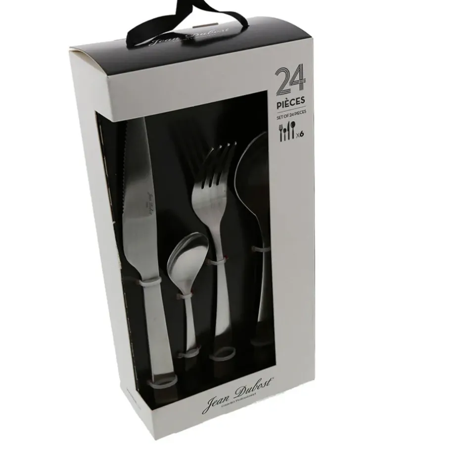 Fabrique de Styles Ménagères>Ménagère 24 pièces en acier ydable Inox