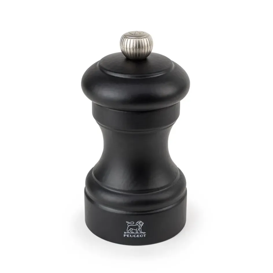 Fabrique de Styles Salières Et Poivrières>Moulin poivre bistro mat 10cm Noir