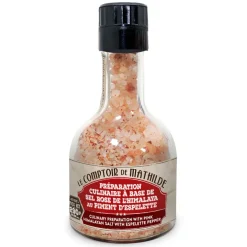 Fabrique de Styles Condiments Et Épices>Moulin sel rose de l'himalaya au piment d'espelette empilable - 290gr Multicolore