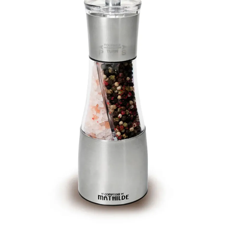 Fabrique de Styles Condiments Et Épices>Moulin sel rose Himalaya et 4 poivres baies Multicolore