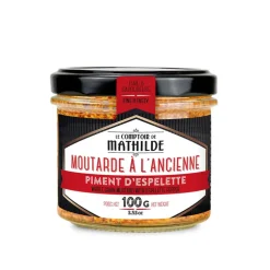 Fabrique de Styles Condiments Et Épices>Moutarde à l'ancienne au piment d'espelette - 100gr Multicolore
