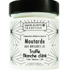 Fabrique de Styles Condiments Et Épices>Moutarde aux brisures de truffe he (pot ) Blanc