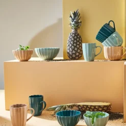 Fabrique de Styles Tasses Et Mugs>Mug en grès émeraude 30cl - Romancero Emeraude