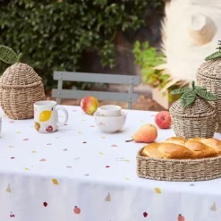 Fabrique de Styles Tasses Et Mugs>Mug en grès moucheté écru et 38cl - Les Fruits Multicolore