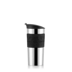 Fabrique de Styles Gourdes>Mug isotherme de voyage en inox double paroi 35cl Noir