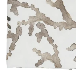 Fabrique de Styles Nappes>Nappe brun 160x160cm - estran Blanc, Brun