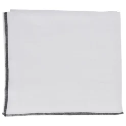 Fabrique de Styles Nappes>Nappe corino 160x160cm coton lavé 170g/m2 Blanc