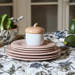 Fabrique de Styles Nappes>Nappe en coton gris vert 160x160cm - Rose noire Gris, Vert