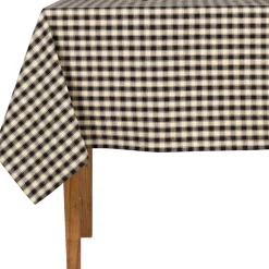 Fabrique de Styles Nappes>Nappe en coton 250x150cm - Campagne Noir