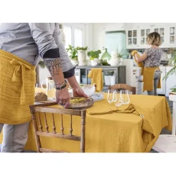 Fabrique de Styles Nappes>Nappe 150x250cm - Gaia Safran