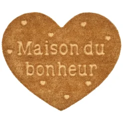 Fabrique de Styles Paillassons>Paillasson cœur 60x50cm - Famille Naturel
