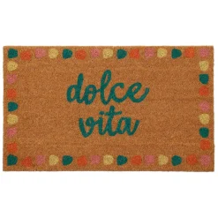 Fabrique de Styles Paillassons>Paillasson "dolce vita" en coco 73x43cm - Dolce Vita Vert