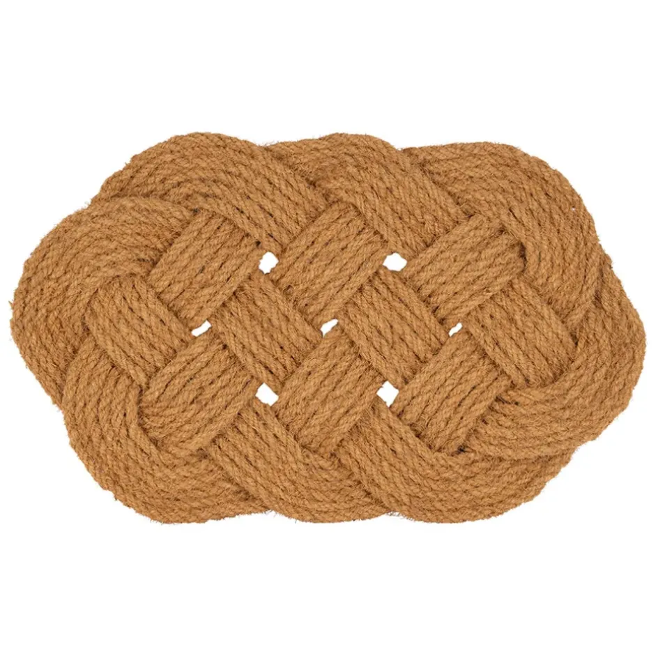 Fabrique de Styles Paillassons>Paillasson tresse en coco 75x45cm - Tresse Naturel