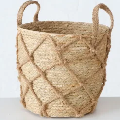 Fabrique de Styles Paniers Et Corbeilles>Panier en zostère 31x31cm - Katunia Naturel