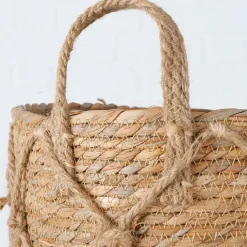 Fabrique de Styles Paniers Et Corbeilles>Panier en zostère 31x31cm - Katunia Naturel