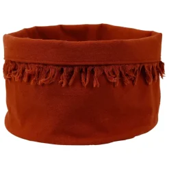 Fabrique de Styles Paniers Et Corbeilles>Panière à pain en coton d18cm - Nalia Terracotta