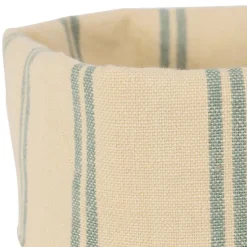 Fabrique de Styles Paniers Et Corbeilles>Panière à pain en coton vichy d15cm - Campagne Sauge
