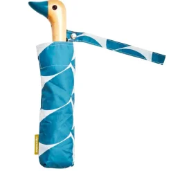 Fabrique de Styles Accessoires Mode>Parapluie compact manche tête de canard denim moon Bleu