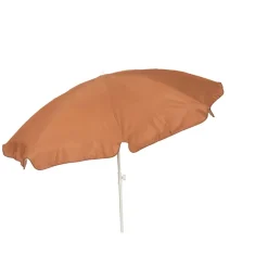 Fabrique de Styles Parasols, Pergolas|Jardin>Parasol de plage en coton terracotta d200xh200cm - Colors Terre