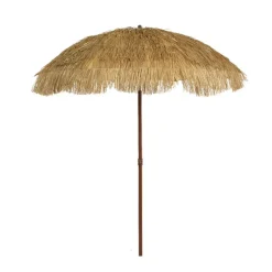 Fabrique de Styles Parasols, Pergolas|Jardin>Parasol en paille inclinable avec manche en métal 210cm Naturel